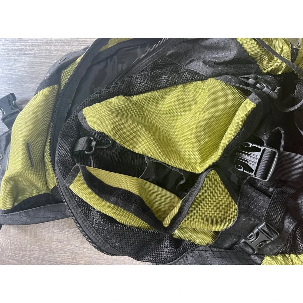 Oakley Icon 2.0 Backpack Lime Green Black Technical Tactical Laptop Bag Vintage
